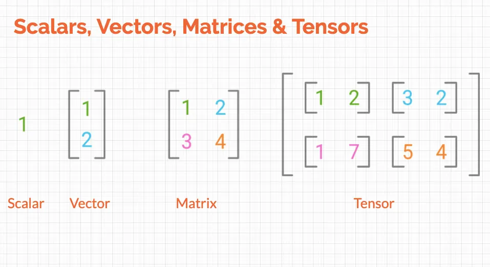 scalar-vector-matrix-tensor